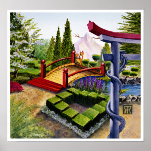 Möbius Gardens Print Poster