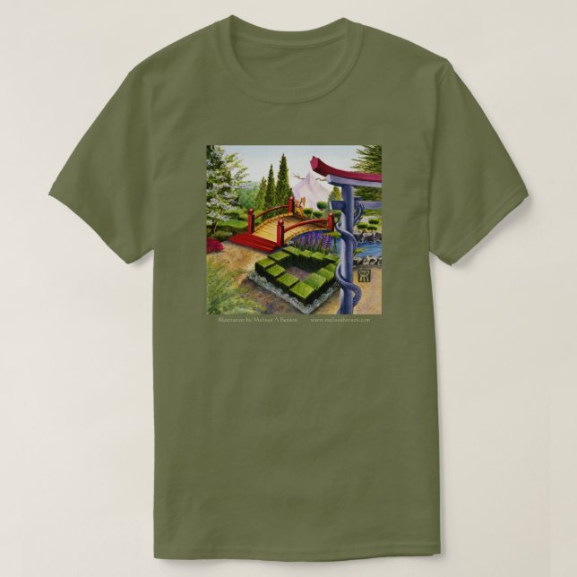 Möbius-Gärten T-Shirt (Design vorne)