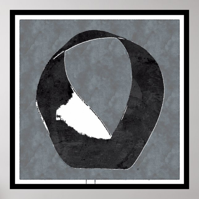 Mobius Strip Zen Enso Poster (Vorne)