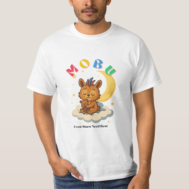 MoBu – Selbst Sterne brauchen Ruhe T-Shirt (Vorderseite)