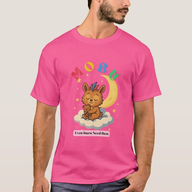 MoBu – Selbst Sterne brauchen Ruhe T-Shirt (Vorderseite)