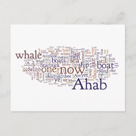 Moby Dick letzte Kapitel Abschluss Postkarte