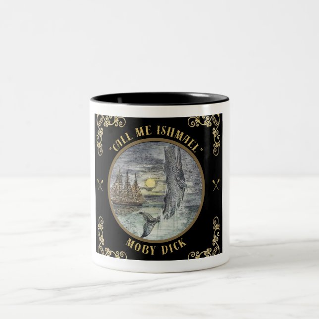 Moby Dick Quote Tasse (Mittel)