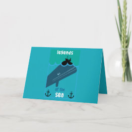 Moby Dick Sea Fantasy | Sonnenlicher Ozean und See Karte