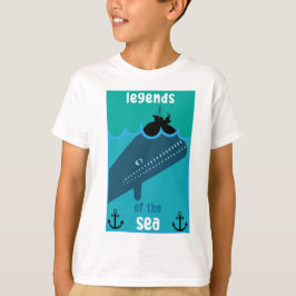 Moby Dick Sea Fantasy | Sonnenlicher Ozean und See T-Shirt