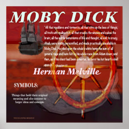 Moby Dick Symbole Poster