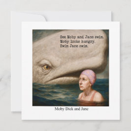 Moby Dick und Jane Einladung