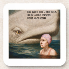 Moby Dick und Jane Getränkeuntersetzer