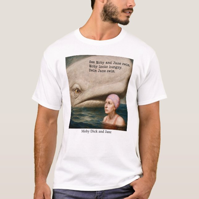 Moby Dick und Jane T-Shirt (Vorderseite)