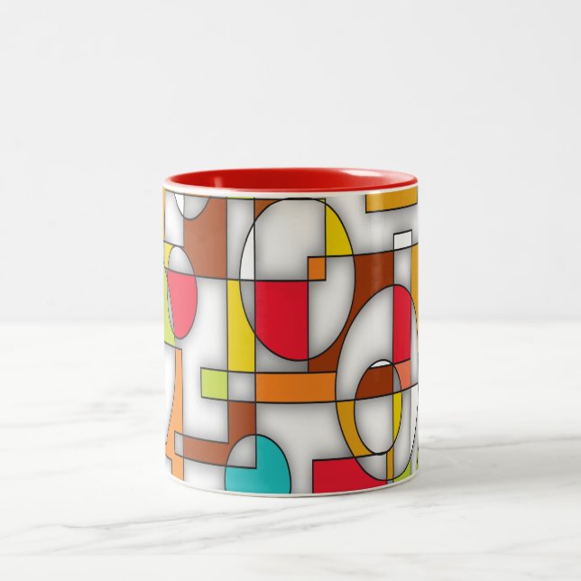 Moca 2 zweifarbige tasse (Mittel)