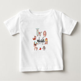 Mocapim Animal Christmas Baby Tshirt