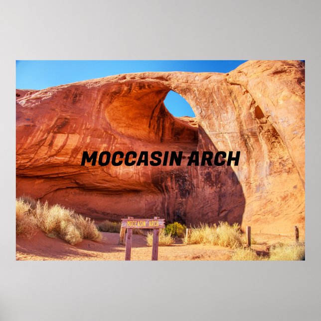 Moccasin Arch Poster (Vorne)