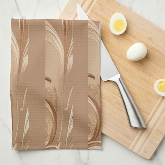 Mocha Bliss Geschirrtuch (Viertel Falte)