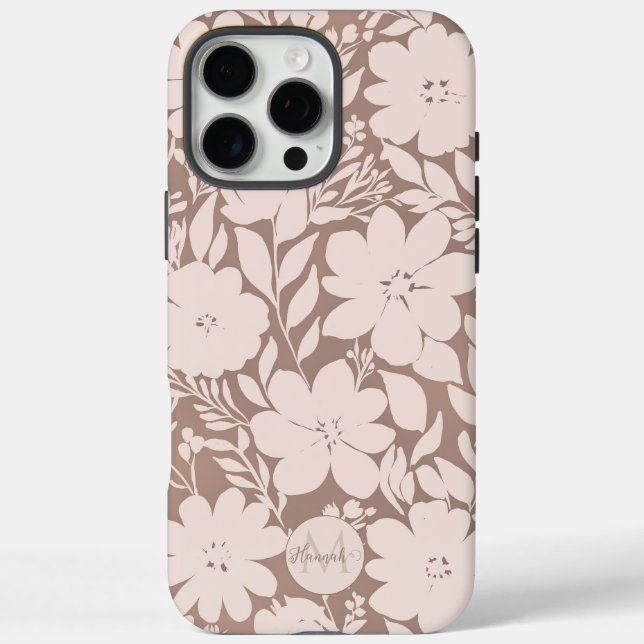 Mocha Blossom Case-Mate iPhone Hülle (Rückseite)