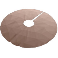 Mocha Brown geometrisch Mesh modernes Muster