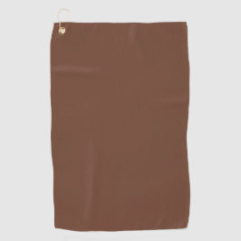 Mocha Brown Solid Color | Classic | elegant Golfhandtuch