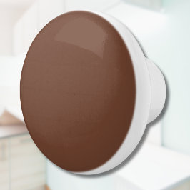 Mocha Brown Solid Color | Classic | elegant Keramikknauf