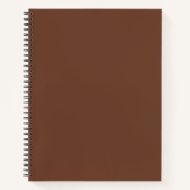 Mocha Brown Solid Color | Classic | elegant Notizbuch