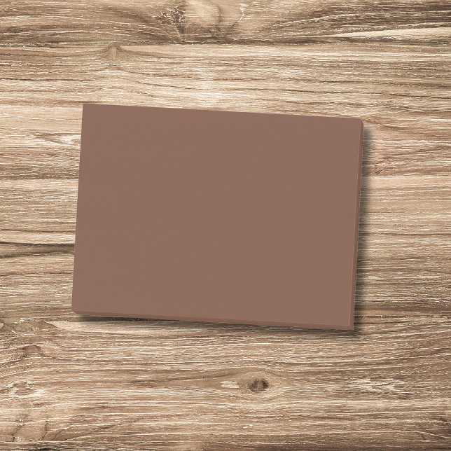 Mocha Brown Solid Color | Classic | elegant Post-it Klebezettel (Von Creator hochgeladen)