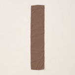Mocha Brown Solid Color | Classic | Elegant Schal<br><div class="desc">Mocha Brown Solid Color | Brown Shades | Classic | Elegant | Trendy | Stylish | Professional Design</div>