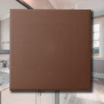 Mocha Brown Solid Color | Klassisches Elegant Fliese<br><div class="desc">Mocha Brown - Die zeitlose Faszination des Solid Color Design: Eine faszinierende Mischung aus klassischer Form und eleganter Einfachheit. Dieses Design ist eine Feier des Powers und der Schönheit in einem Single, markante Farbe gefunden. Die solide Farbgestaltung zeichnet sich durch ihre raffinierte Eleganz aus und macht sie zu einem idealen...</div>