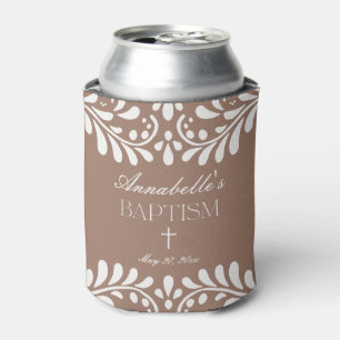Mocha Brown Talavera Spanish Fiesta Taufen Favorit Dosenkühler