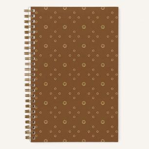 Mocha Golden Zinnia Sun Notizbuch
