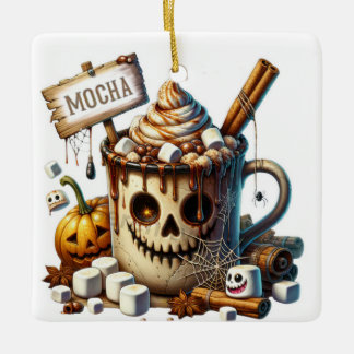 Mocha Keramikornament