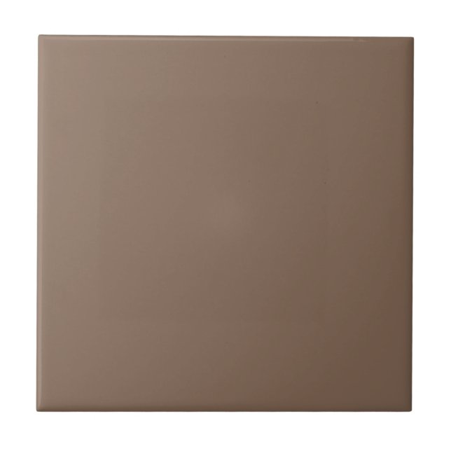 Mocha Latte Brown, erdneutrale Solid-Farbe Fliese (Vorderseite)