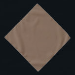 Mocha Latte Brown, erdneutrale Solid-Farbe Halstuch<br><div class="desc">Bleibe in jeder Umgebung mit Mocha Latte,  dem perfekten erdigen Schatten für neutrale Akzente.</div>
