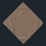 Mocha Latte Brown, erdneutrale Solid-Farbe Halstuch<br><div class="desc">Bleibe in jeder Umgebung mit Mocha Latte,  dem perfekten erdigen Schatten für neutrale Akzente.</div>