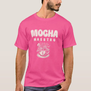 Mocha Maestro Caffeine Musiker Coffee Lover T-Shirt