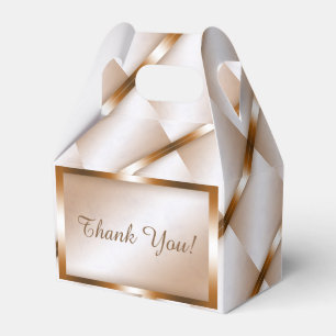 Mocha Marble Gable Favor Box Geschenkschachtel