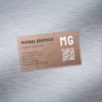 Mocha Mousse Brown geometrisches Muster QR Code