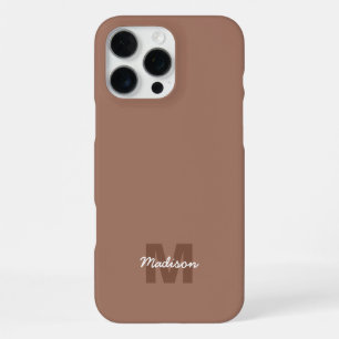 Mocha Mousse Farbe des 2025 benutzerdefinierten Mo iPhone 16 Pro Max Hülle