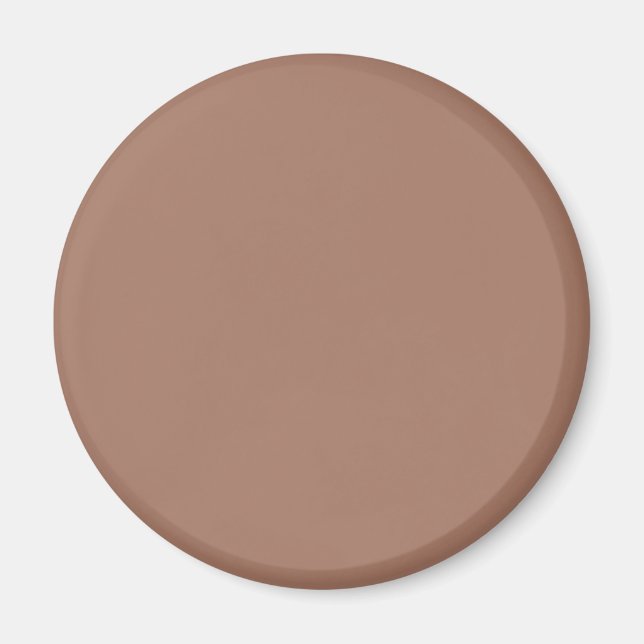 Mocha Mousse Solid Color Magnet (Vorne)