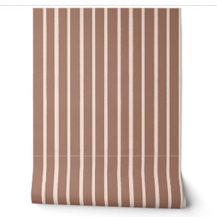 Mocha Mousse Stripes Tapete