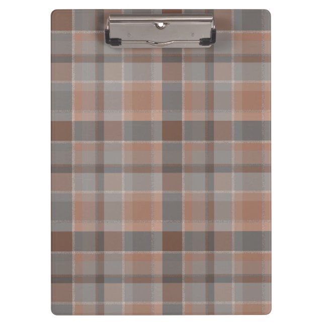 Mocha-Mousse und grau Klemmbrett (Vorderseite)