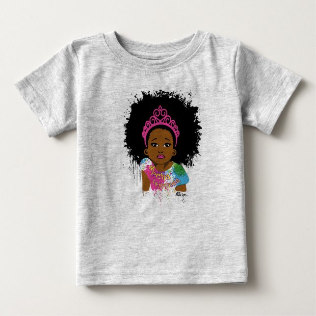 Mocha Princess Baby T-shirt (Vorderseite)