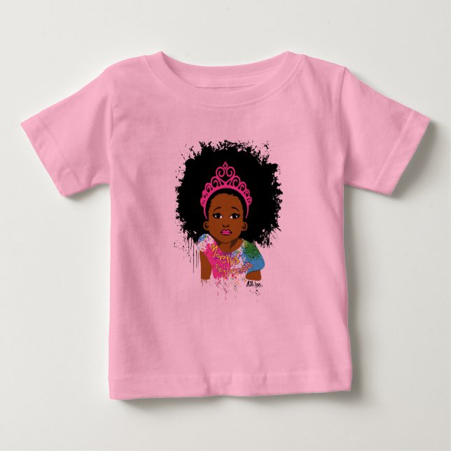 Mocha Princess Baby Tutu Baby T-shirt (Vorderseite)