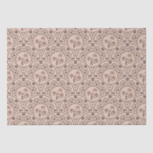 Mocha Rokoko Revival Mandala Art Deco Seidenpapier