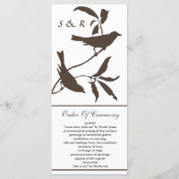 Mocha Wedding Programm