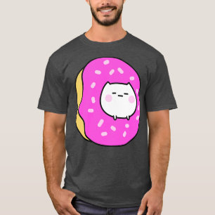 Mochi Cat in Donut T-Shirt