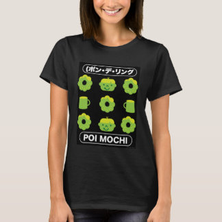 Mochi Donuts Poi Mochi und Kaffee T - Shirt