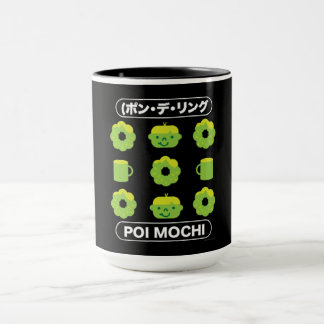 Mochi Donuts Poi Mochi und Kaffee Tasse