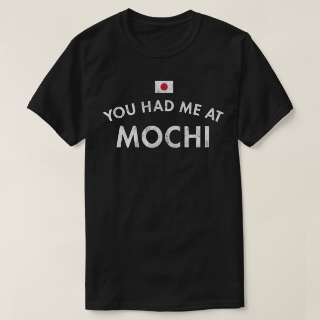 Mochi Japanisch Neujahr Glutiner Reiskuchen rot se T-Shirt (Design vorne)