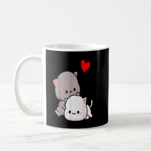 Mochi peach cat goma Liebe, Valentinstag 2022  Kaffeetasse