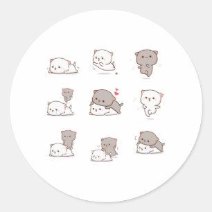 Mochi Peach Cat Sticker Pack