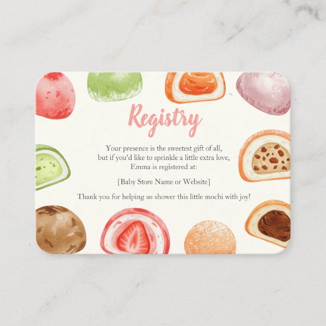 Mochi-sweet and full of love! begleitkarte (Vorderseite)