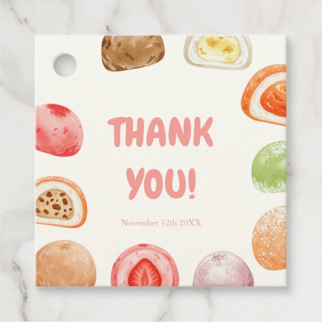 Mochi-sweet and full of love! geschenkanhänger (Vorderseite)